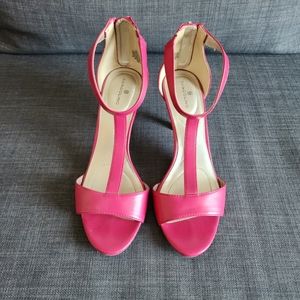 Magenta pink heels